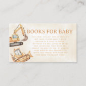 赤ちゃんのための建設絵本 エンクロージャーカード (正面)