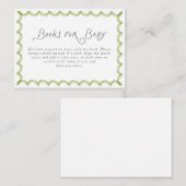 赤ちゃんのための手描きフレームブック エンクロージャーカード (正面/裏面)