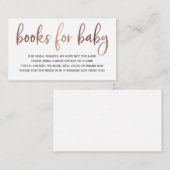 赤ちゃんのための本のリクエストカード エンクロージャーカード (正面/裏面)