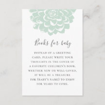 赤ちゃんのための本を持ってきてください。 ミントの多肉植物のリクエストです