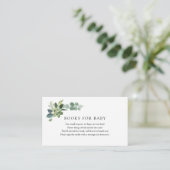 赤ちゃんのための本を贈ってくださいカード エンクロージャーカード (スタンド正面)