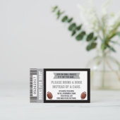 赤ちゃんのための本、スポーツ、フットボールベイビーシャワー エンクロージャーカード (スタンド正面)