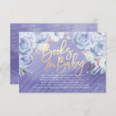 赤ちゃんのための本 / 本を持ってきてね 招待状 (正面/裏面)