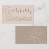 赤ちゃんのための現代的な簡単な本 エンクロージャーカード (正面/裏面)