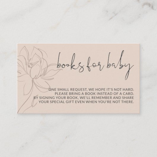 赤ちゃんのための現代的な簡単な本 エンクロージャーカード (正面)