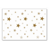 赤ちゃんのための金の星の本挿入カード テーブルナンバー (裏面)