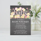 赤ちゃんのひつじのベビーシャワー絵本 招待状 (スタンド正面)