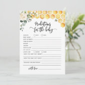 赤ちゃんのカードのビー予言 招待状 (スタンド正面)