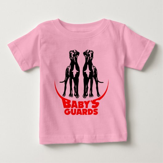 赤ちゃんのガードマン ベビーTシャツ (正面)