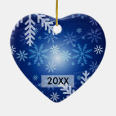 赤ちゃんのクリスマス フォト オーナメント (裏面)