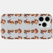 赤ちゃんのサル iPhone/iPad カバー (裏面 (横))
