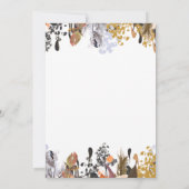 赤ちゃんのシャワーとブライダルシャワーのアイデア 招待状 (裏面)