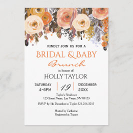 赤ちゃんのシャワーとブライダルシャワーのアイデア 招待状