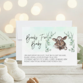 赤ちゃんのシャワーにおすすめの絵本　牛　ユーカリ 招待状