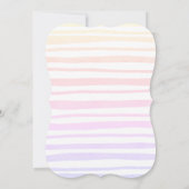 赤ちゃんのシャワーにぴったりなドラゴン招待状 招待状 (裏面)