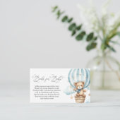 赤ちゃんのシャワーの本をベビーカードのために待つ エンクロージャーカード (スタンド正面)