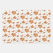 赤ちゃんのシャワーの贈り物をスタイルのスライスで包む ラッピングペーパーシート (正面)