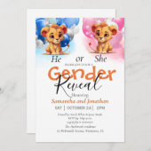 赤ちゃんのシャワーまたはジェンダーの暴露 案内状 (正面/裏面)