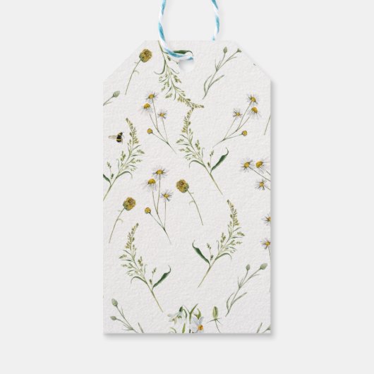 赤ちゃんのシャワーを始める新しい章を物語る ギフトタグ (裏面)