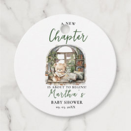 赤ちゃんのシャワーを始める新しい章を物語る フェイバータグ