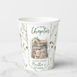 赤ちゃんのシャワーを始める新しい章を物語る 紙コップ