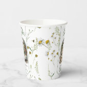 赤ちゃんのシャワーを始める新しい章を物語る 紙コップ (左)