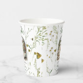 赤ちゃんのシャワーを始める新しい章を物語る 紙コップ (右)