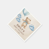 赤ちゃんのシャワーを待つことができる スタンダードカクテルナプキン (角)