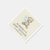 赤ちゃんのシャワーを待つ スタンダードカクテルナプキン (角)