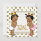 赤ちゃんのシャワーを性別で明らかにする 招待状 (正面)