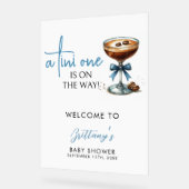 赤ちゃんのシャワーを歓迎する途中のTini アクリルサイン (傾斜)