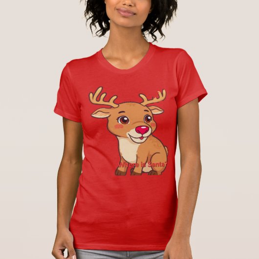赤ちゃんのトナカイ Tシャツ (正面)