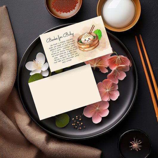 赤ちゃんのドゥンプルちゃんのベイビーシャワーブック エンクロージャーカード