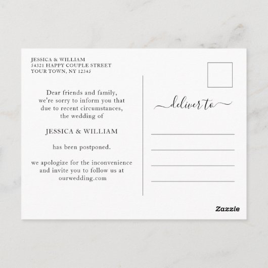 赤ちゃんのブレスメイソン・ジャーの日付を変更結婚する ポストカード (裏面)