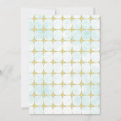 赤ちゃんのベビーシャワー 招待状 (裏面)