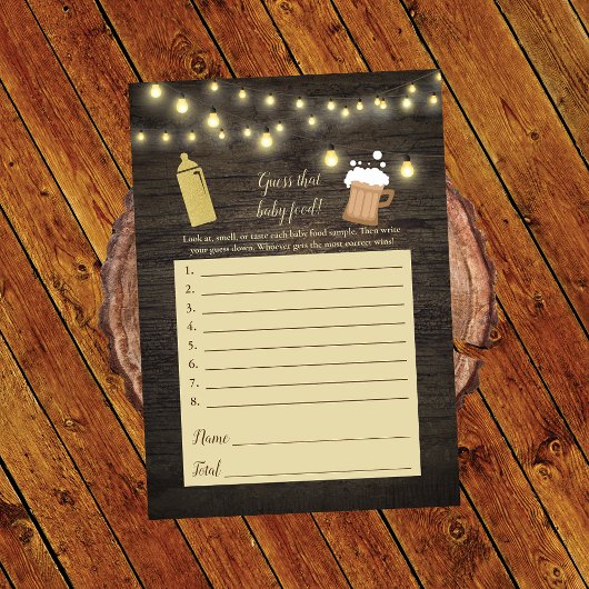 赤ちゃんのミルク当てクイズ ベイビーシャワーゲーム 招待状