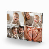 赤ちゃんの写真4枚を飾るフォトブロック フォトブロック (右)