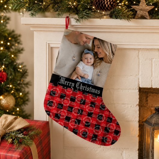 赤ちゃんの写真 クリスマス スモールクリスマスストッキング