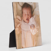 赤ちゃんの写真 フォトプラーク (側面)
