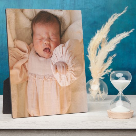 赤ちゃんの写真 フォトプラーク (側面)