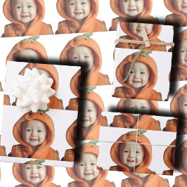 赤ちゃんの写真 ラッピングペーパーシート