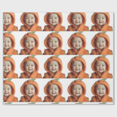 赤ちゃんの写真 ラッピングペーパー (フラット)