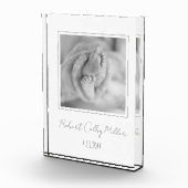 赤ちゃんの写真 出生発表 現代の保育園の装飾 フォトブロック (右)