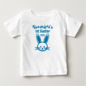 赤ちゃんの初めてのイースター ベビーTシャツ (正面)