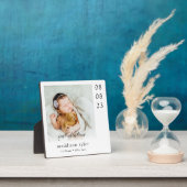 赤ちゃんの初めてのクリスマス写真 フォトプラーク (インサイチュ)