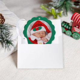 赤ちゃんの初めてのクリスマス かわいいクリスマス オーナメントカード