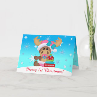 赤ちゃんの初めてのクリスマス　もっとキュートなムース＃1（内部） シーズンカード