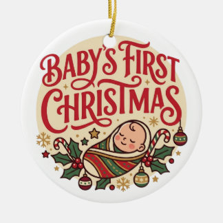 赤ちゃんの初めてのクリスマス オーナメント