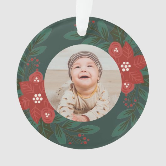 赤ちゃんの初めてのクリスマス オーナメント (正面)