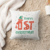 赤ちゃんの初めてのクリスマス クッション (ブランケット)